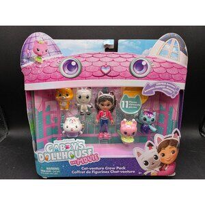 Gabbys Dollhouse Cat-Venture Crew Pack 11-Piece Figurine Set With Surprise Acces
